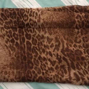 Leopard print scarf